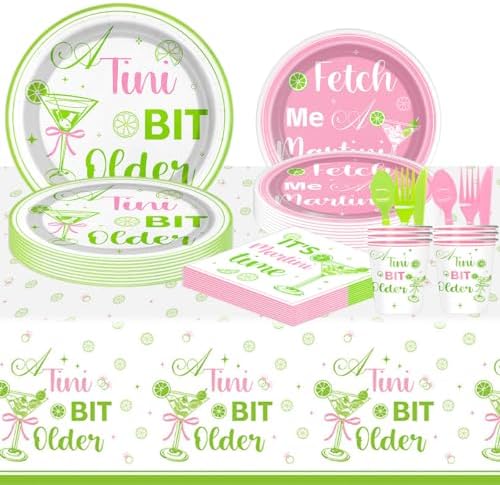 161Pcs Martini Theme Party Tableware Set for Girls Night Out