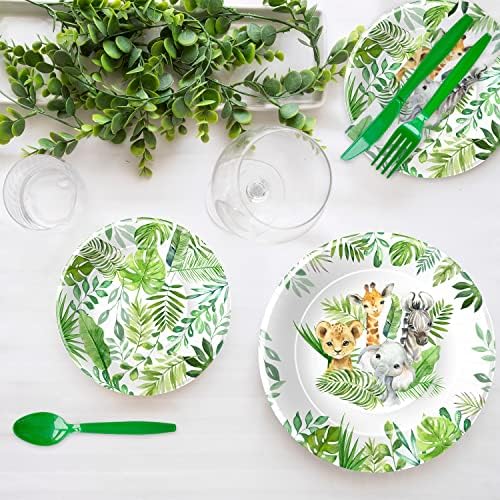 Safari Birthday Tableware Set for 24 Guests