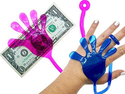 Jumbo Sticky Hands 24 Stretchy Toys Assorted