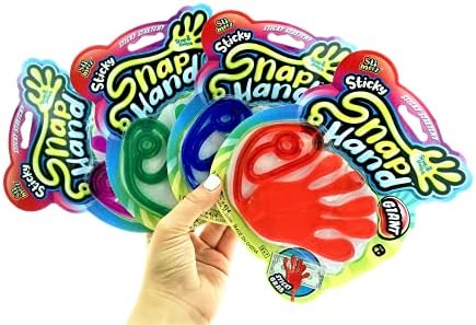 Jumbo Sticky Hands 24 Stretchy Toys Assorted