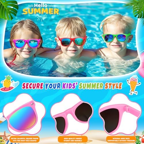 INNOCHEER Kids Sunglasses 16 Pack UV400 Protection