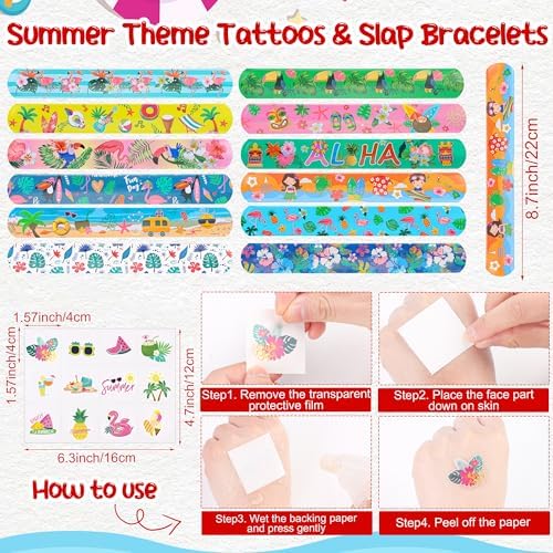 Elcoho 144 Piece Summer Party Favor Pack