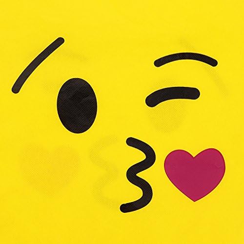 Konsait Emoticon Party Bags 12 Pack for Kids