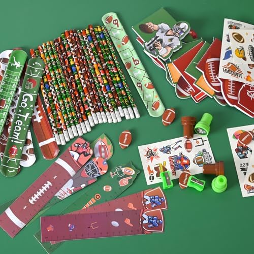 216Pcs Football Theme Party Favor Set