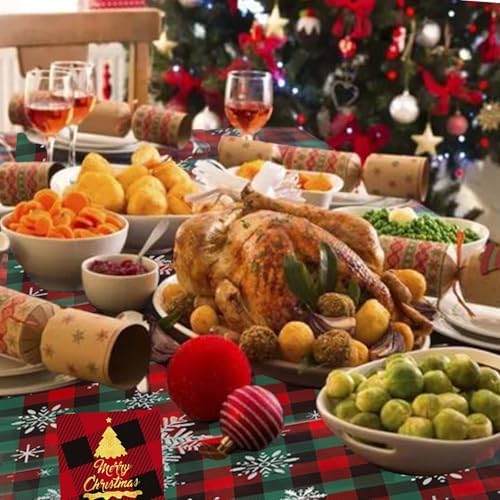 G GENLEAS Christmas Dinnerware Set for 20 Guests