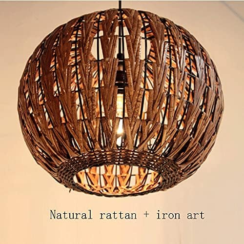 Tak I Rotting Bamboo Hanging Chandelier Lamp