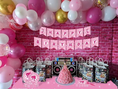 170 Pcs Princess Party Plates Set for 24 Guests