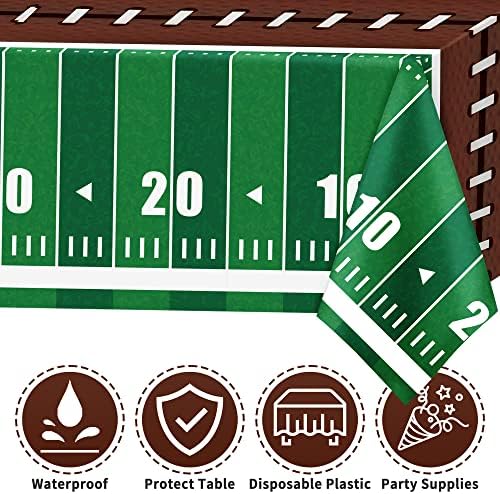 Football Party Decorations Tableware Set for 24 Guests