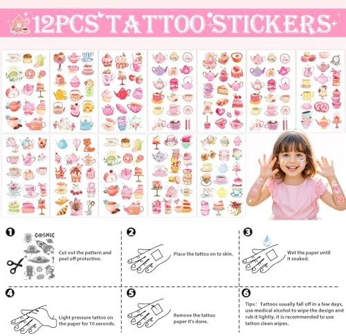 Tea Party Favors for Kids Multi-Item Party Set
