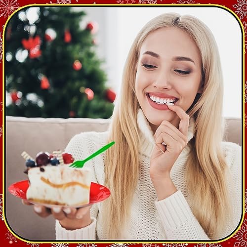 Sliner 192 Pcs Christmas Naughty Nice Party Tableware Set