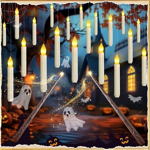 Homemory 20 Piece Floating Candles with Remote Control
