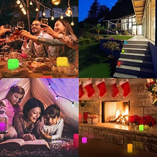 Enido Color Changing Flameless Candles Set of 9