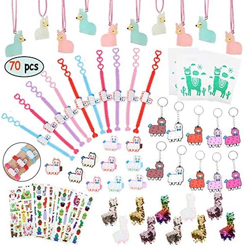 Llama Party Favors Set - 60 Pieces for Kids