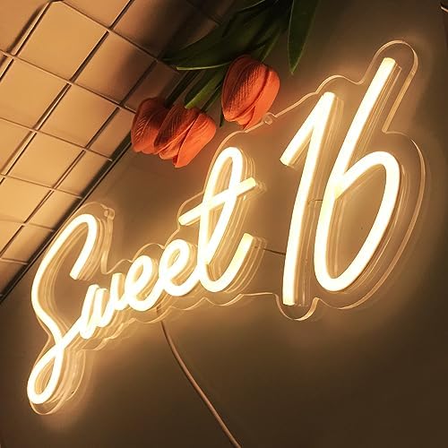 Sweet 16 LED Neon Sign with USB Power