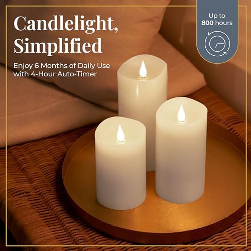 Simply Collected Realistic Flameless Candle