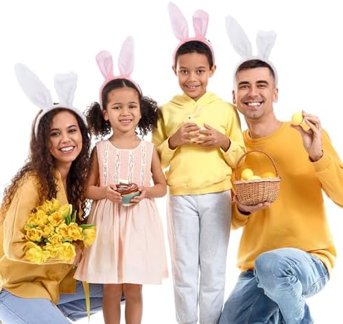 Octaday 16 Piece Easter Bunny Ear Headband Set