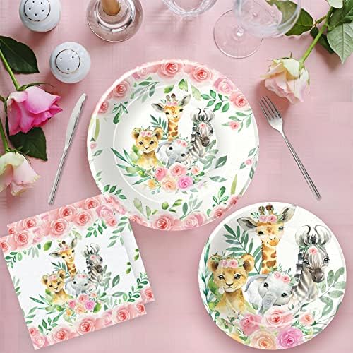 Safari Jungle Theme Party Supplies for Girls