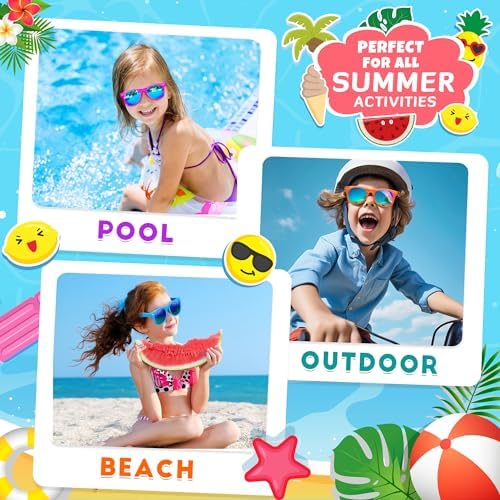 INNOCHEER Kids Sunglasses 16 Pack UV400 Protection
