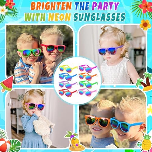 INNOCHEER Kids Sunglasses 16 Pack UV400 Protection