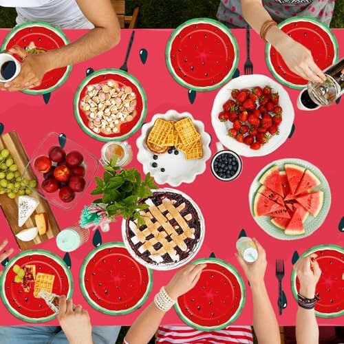Watermelon Party Plates Set for 20 Guests