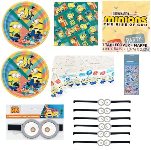 Despicable Me Party Supplies for 16 Guests