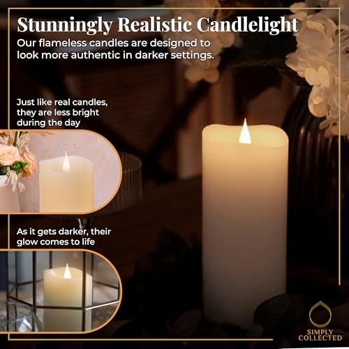 Simply Collected Realistic Flameless Candle