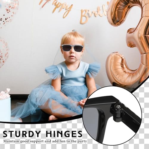 12 Pack Race Car Checkered Kids Sunglasses