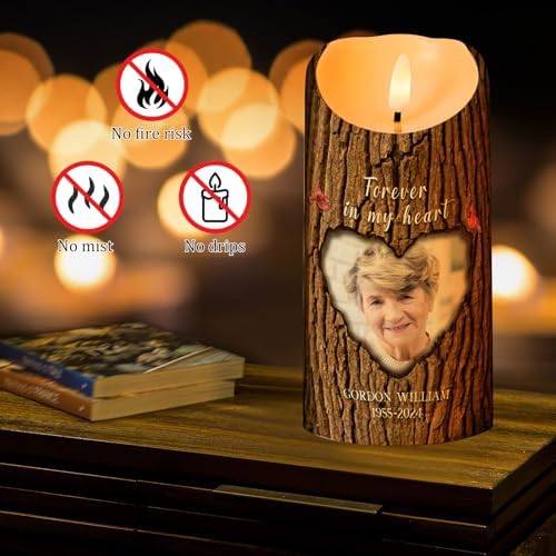 Personalized Photo 3D LED Candle for Loved One