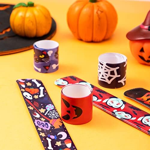 JOYIN 120 Halloween Slap Bracelets for Kids