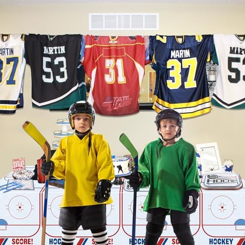 Hockey Birthday Tableware Set - 81Pcs for Kids Fans