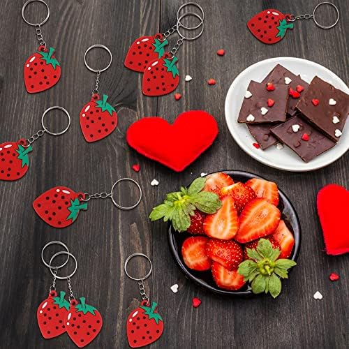 Tondiamo Strawberry Keychain Party Favor Set