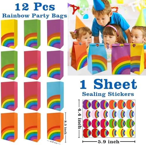 Leesgel 156pc Rainbow Party Favors for Kids