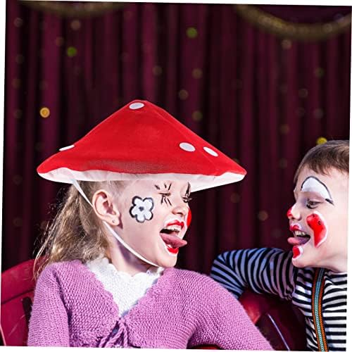 Toyvian Mushroom Hat Kids Costume Party Decoration