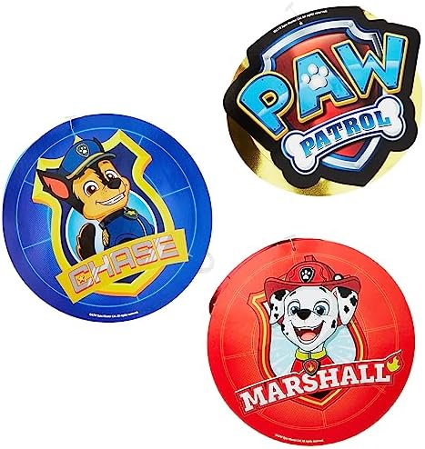 Amscan Paw Patrol Swirl Decorations 6 Pcs