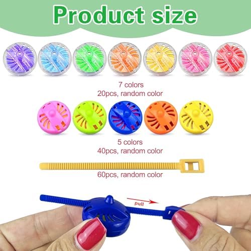XIPEGPA 60 PCS Colorful Party Favors Pack