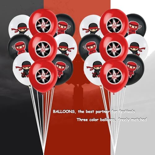 Ninja Themed Birthday Party Supplies Set