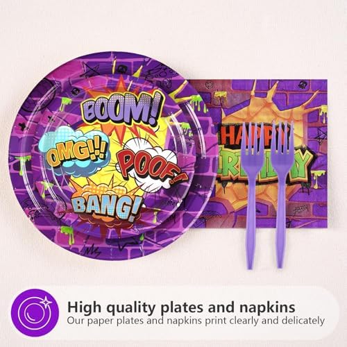 Grencian 96Pcs Turtle Birthday Party Decorations Plates Napkins