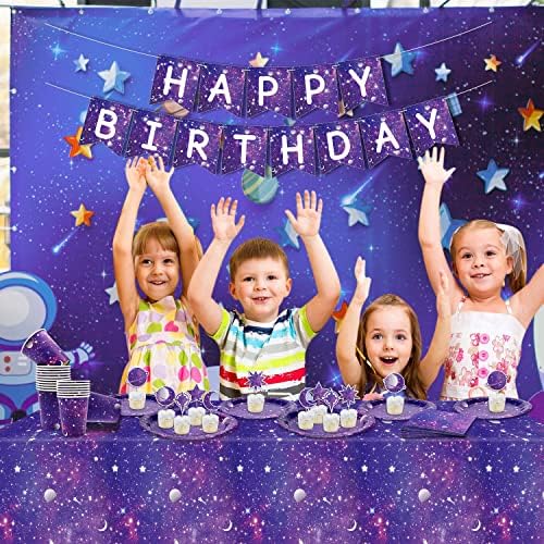 Space Galaxy Party Tableware Set for 20 Guests