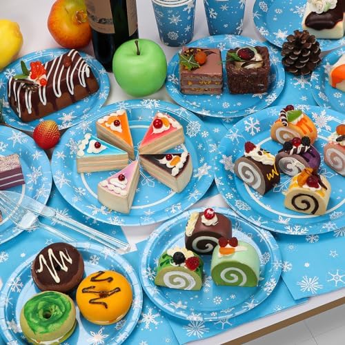 Atonofun Frozen Party Supplies Set for 24 Guests