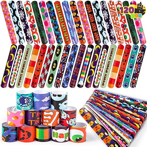 JOYIN 120 Halloween Slap Bracelets for Kids