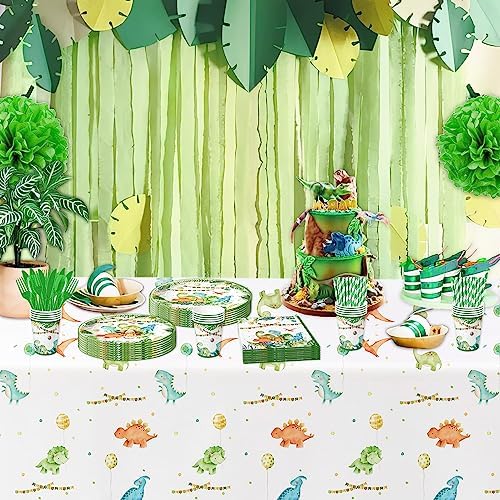 Dinosaur Party Supplies - 24 Piece Tableware Set