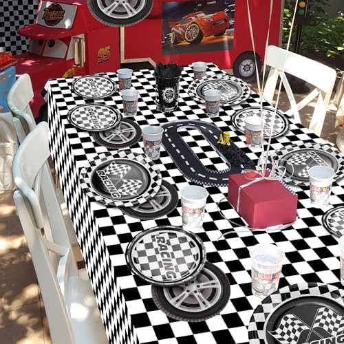 Racing Car Birthday Party Decorations 162Pcs Set