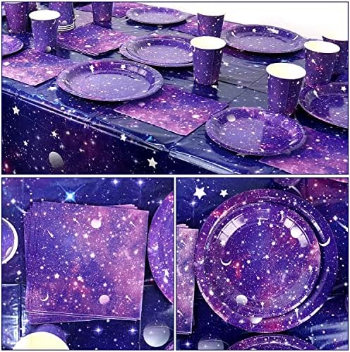 Space Galaxy Party Tableware Set for 20 Guests