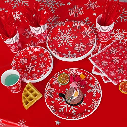 Durony 169 Piece Snowflake Tableware Set for 24 Guests