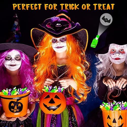 Bamamon Halloween Party Favors 36Pcs LED Light Up Finger Lights