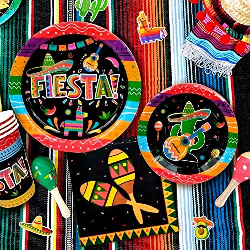 Mexican Fiesta Party Supplies 161pcs Set for 20 Guests