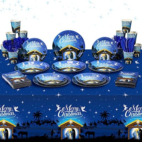 Christmas Nativity Party Decorations Set for 25 Guests