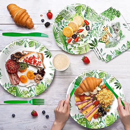 Safari Birthday Tableware Set for 24 Guests