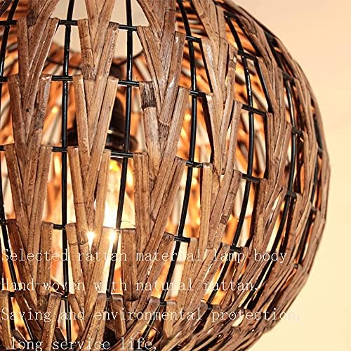 Tak I Rotting Bamboo Hanging Chandelier Lamp