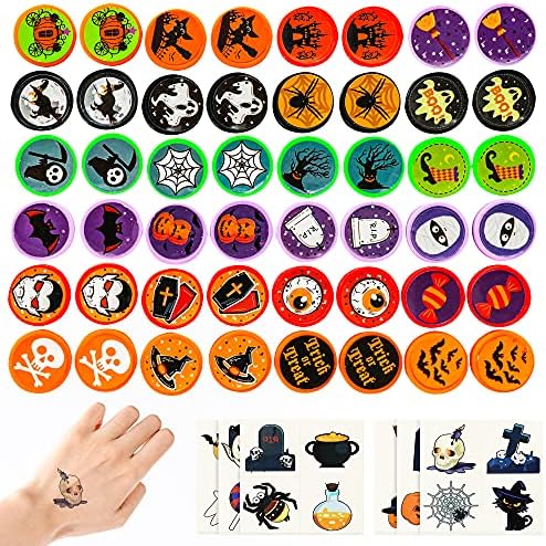 Max Fun 192pcs Halloween Party Favors Kids Stamps Stickers